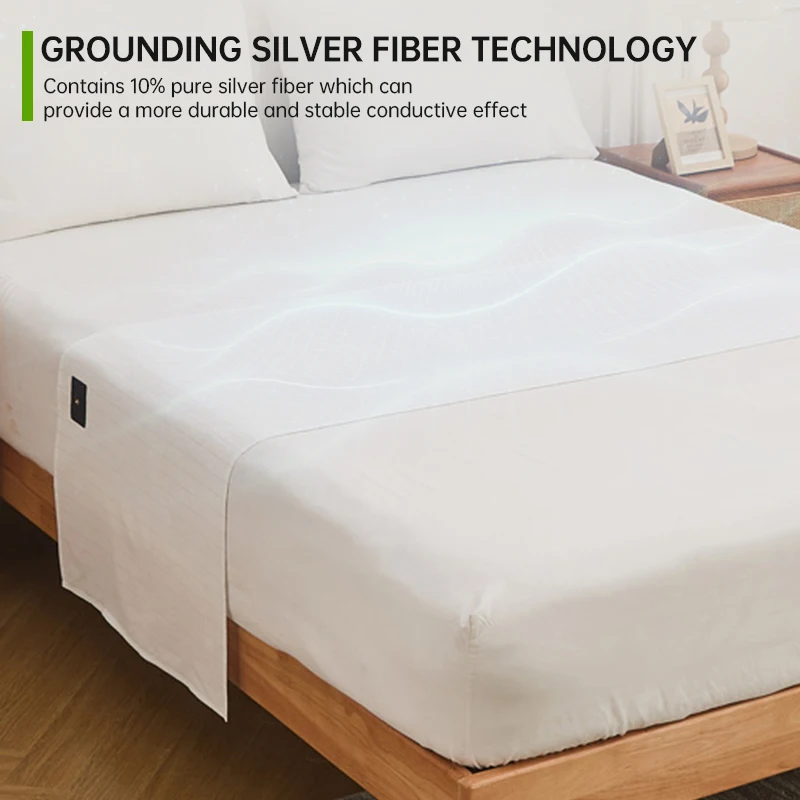 قادم جديد! ملاءات سرير صغيرة مناسبة لصحة الجسم وجودة النوم بنسبة 95% من القطن العضوي والنسيج الفضي بنسبة 5%