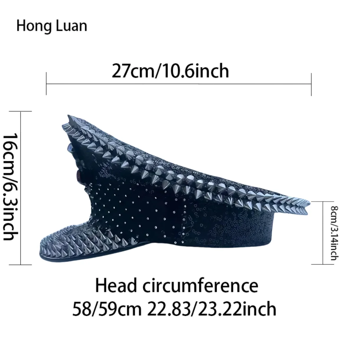 Rhinestone Captain Hat Women, Cosplay Cap, Luxury Festival Hats, Burning Man Halloween Anime Convention Costume Accessories