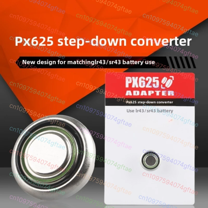 

PX625 Battery Adapter Sleeve Old Camera Accessory, Adapter 625A Drop Voltage 1.35V Step-down Adapter (no Battery)