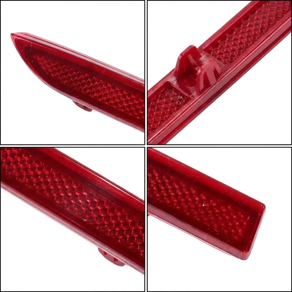 As Shown In The Figure Rear Bumper Reflector Car Light Assembly ABS Material Construction High Visibility Design