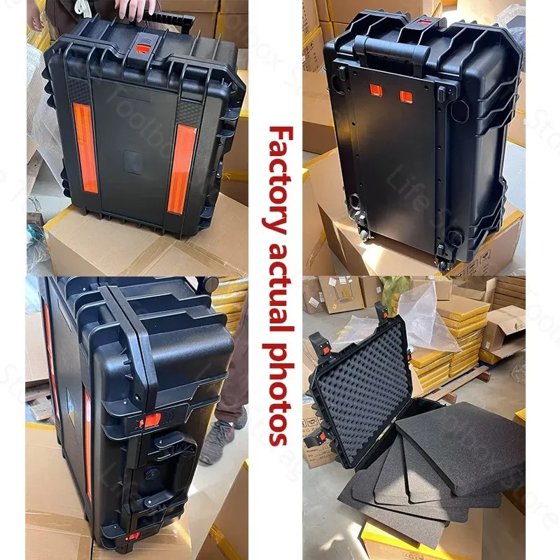 Werkzeugkasten mit großer Kapazität und Rädern, professioneller Instrumenten-Werkzeugkasten, Hartschalenkoffer, Werkzeugtasche, pelikanischer Koffer mit Rädern