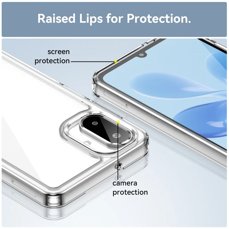 For Samsung A07 Case Cover Samsung Galaxy A07 Capas New Shockproof Protective Phone Bumper Back Transparent Clear Samsung A07