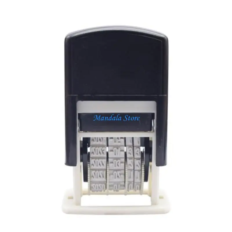 

U2JC Adjustable Office Stamp Plastic Date Stamp Number Stamp Dater Stamp Easy to Use