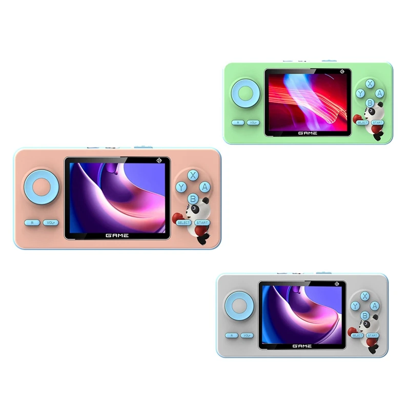 Mini Portable Game Console Retro Classic Handheld Game Player 8 Bit With 520 Free Games Kids Gift-Green Reusable