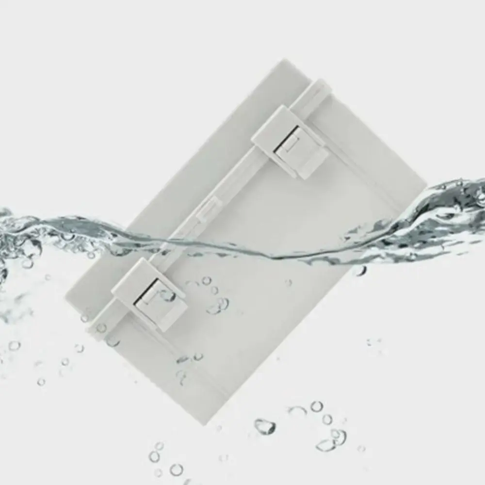 IP67 Electrical Junction Box Waterproof Enclosure With Hasp Outdoor Sealed Switch Power Case White Plastic Distribution Boxes