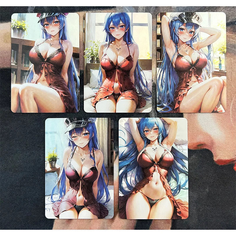 Wife Cards Collectible Cards Boys Games Toys Table Games Birthday Gifts DIY Anime Esdese Izayoi Tohsaka Rin Premium Flash Cards