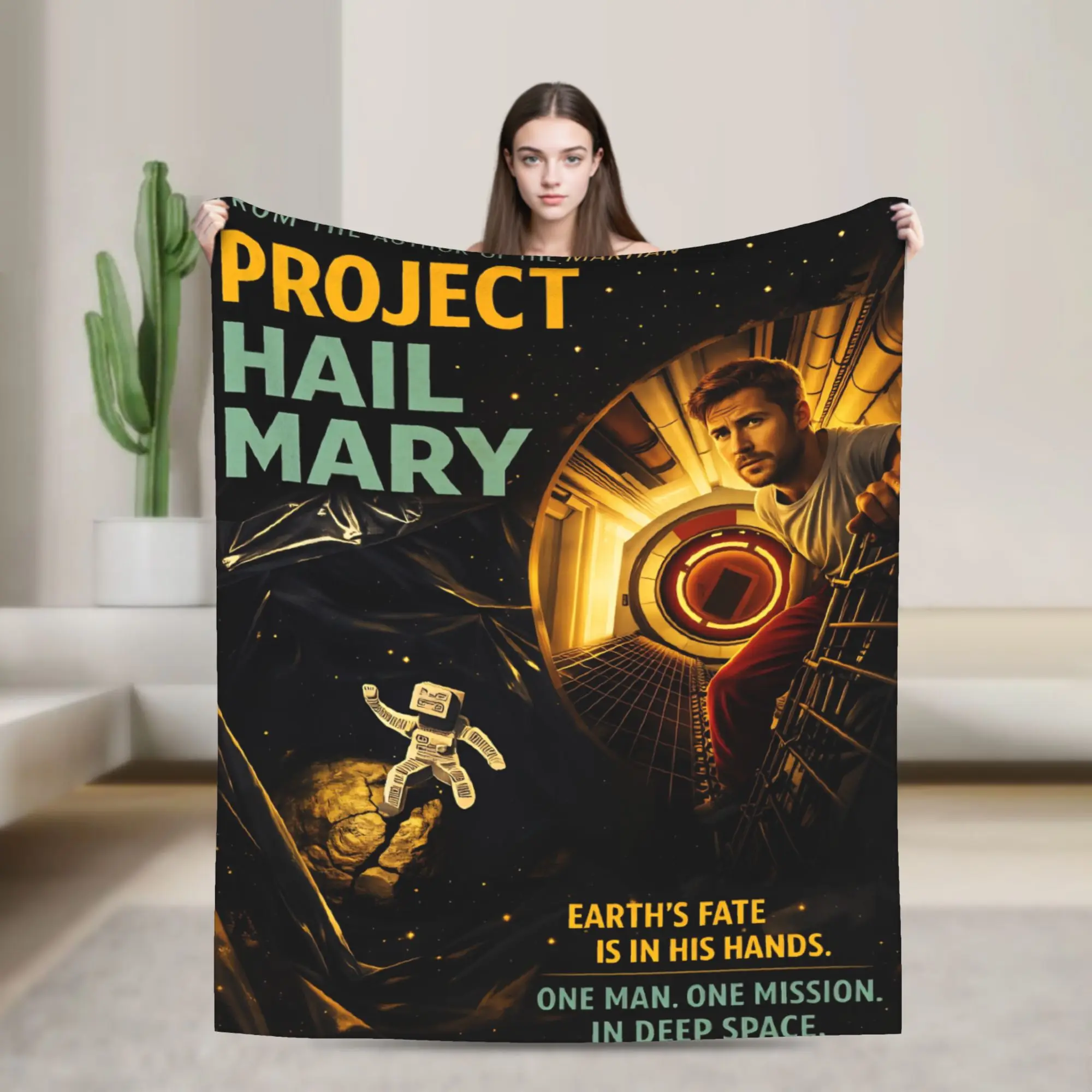 Soft Cozy Blanket Travel The Puppet Show Film Poster Vintage Series   Project Hail Mary Throw Blanket Bedspread For Home Decor