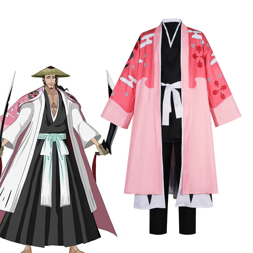 

Death God BLEACH Costume 8th Division Captain Kyoraku Shunsui Cosplay Anime Costume Halloween Costume