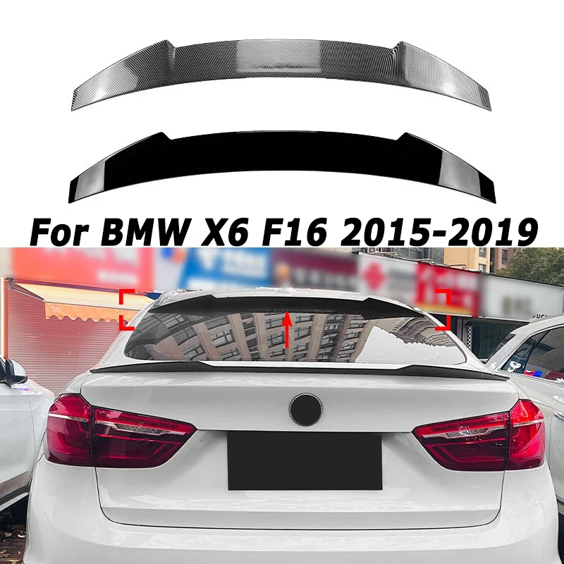 

Car Rear Roof Spoiler for BMW X6 F16 2015-2019 Tail Wing Boot Top Rear Roof Wings Exterior Parts Car Accessories Aftermarket