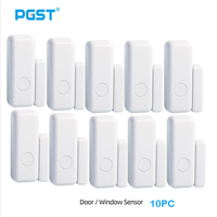 Mini Wireless 433MHz Magnetic Window Door Sensor for Alarm System Home Burglar Kits Security Door Lock Switch Host Accessories