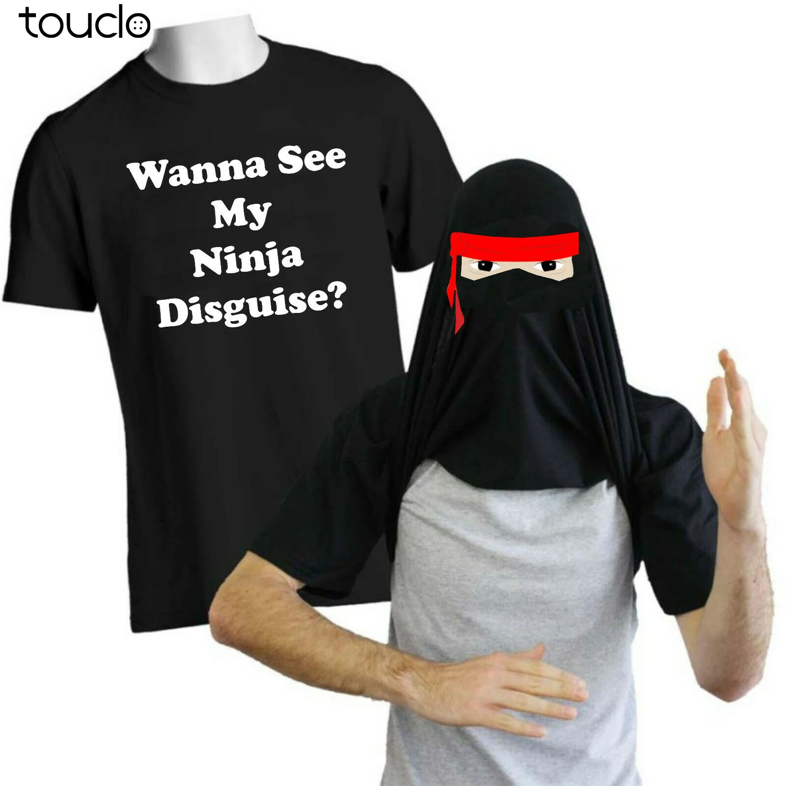 New Wanna See My Ninja Disguise T-Shirt Adult & Kids Funny Prank Gift Top Unisex S-5Xl Xs-5Xl Custom Gift Creative Funny Tee