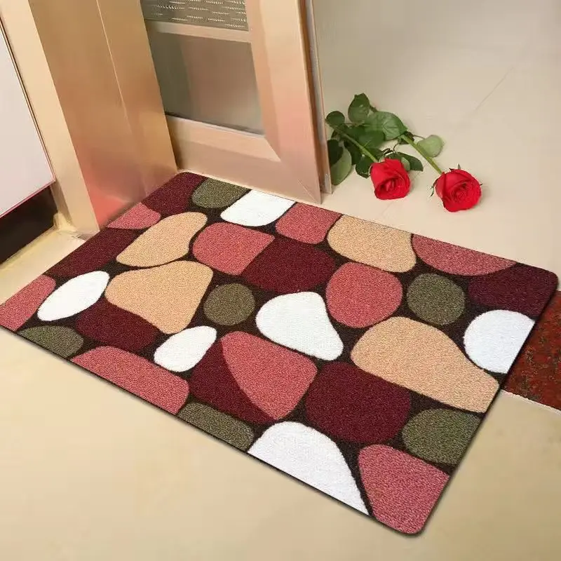 40x60CM Bathroom Anti-slip Foot Mat Home Decoration Small Carpet Rectangle Living Room Floor Mat Toilet Entrance Doormat