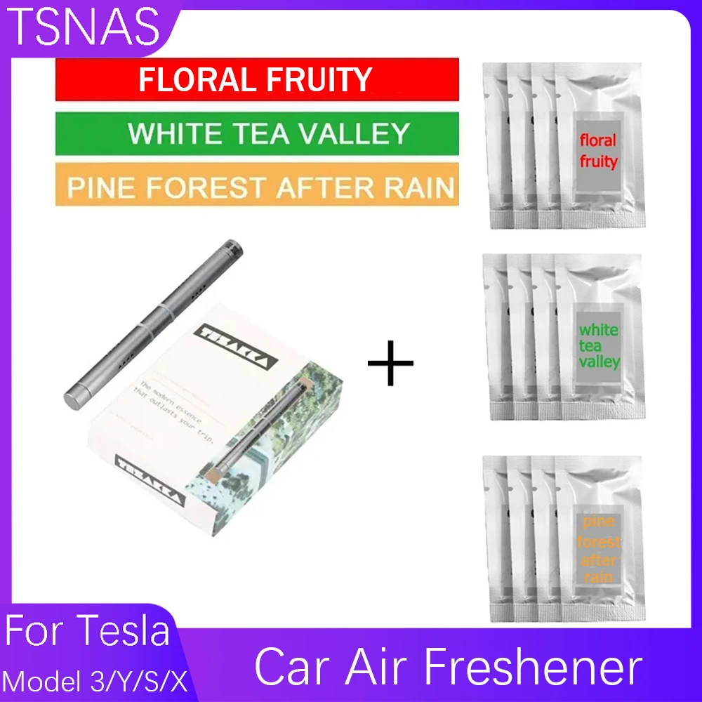 

Car Air Freshener For Tesla Model 3/Y/S/X Invisible Air Outlet Fragrance Accessories Fresh Air Deodorization Car Perfume 2024