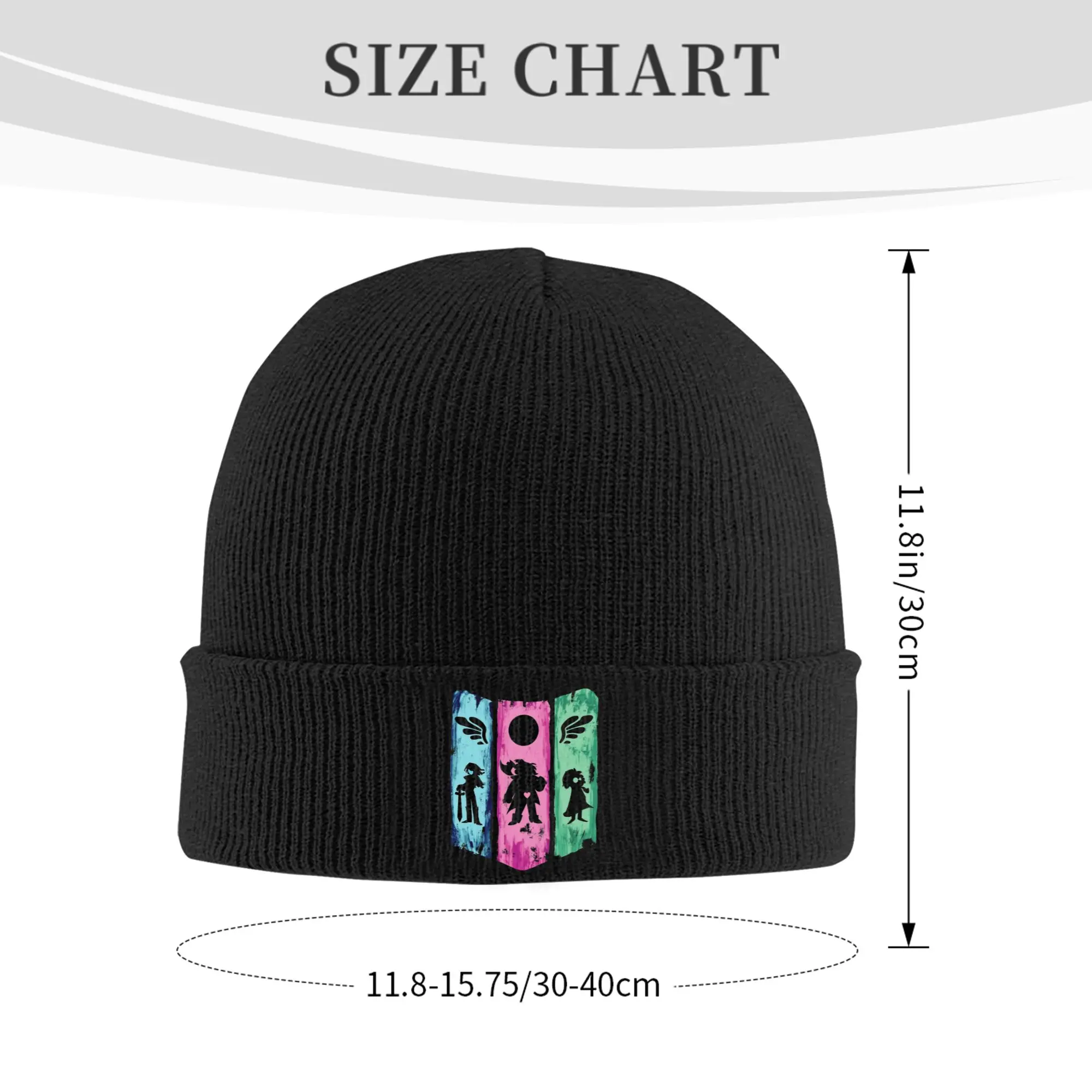 The Human Knit Hat Beanies Autumn Winter Hats Warm Acrylic  Fashion Deltarune Cap Men Women Gifts,