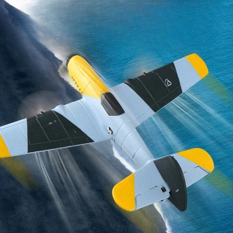 Fighter three-channel hand-thrown fixed-wing glider electric remote control foam aircraft model
