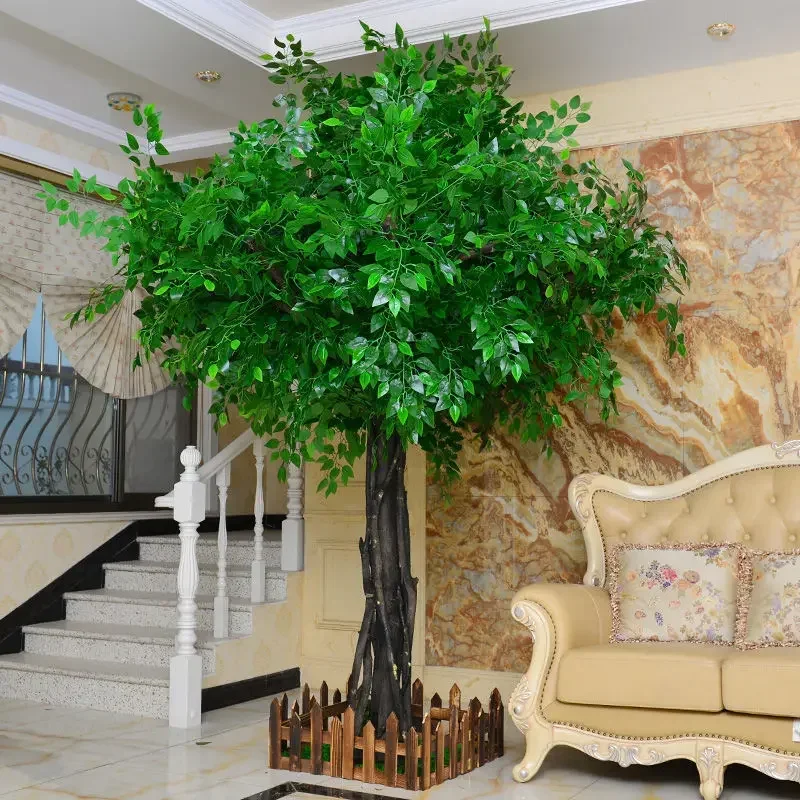 

Customizable Floor-standing Large Peach Tree Cherry Tree Red Maple Artificial Flower