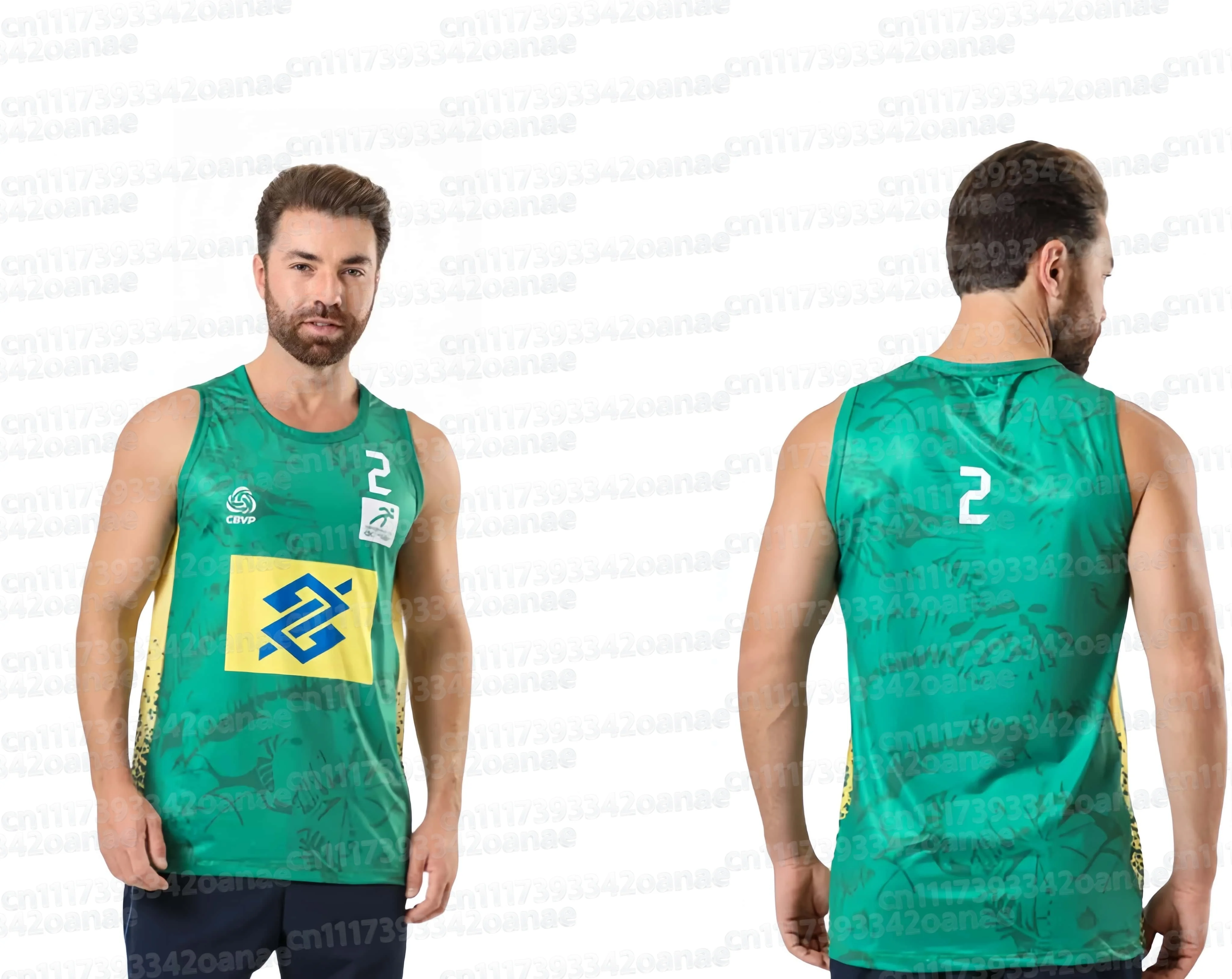 Herren-Volleyballtrikot, ärmelloses Tanktop für Wettkämpfe, Sport-Trainingsweste, Volleyball-Uniform, Unisex, passend für die ganze Familie. – Detail 10