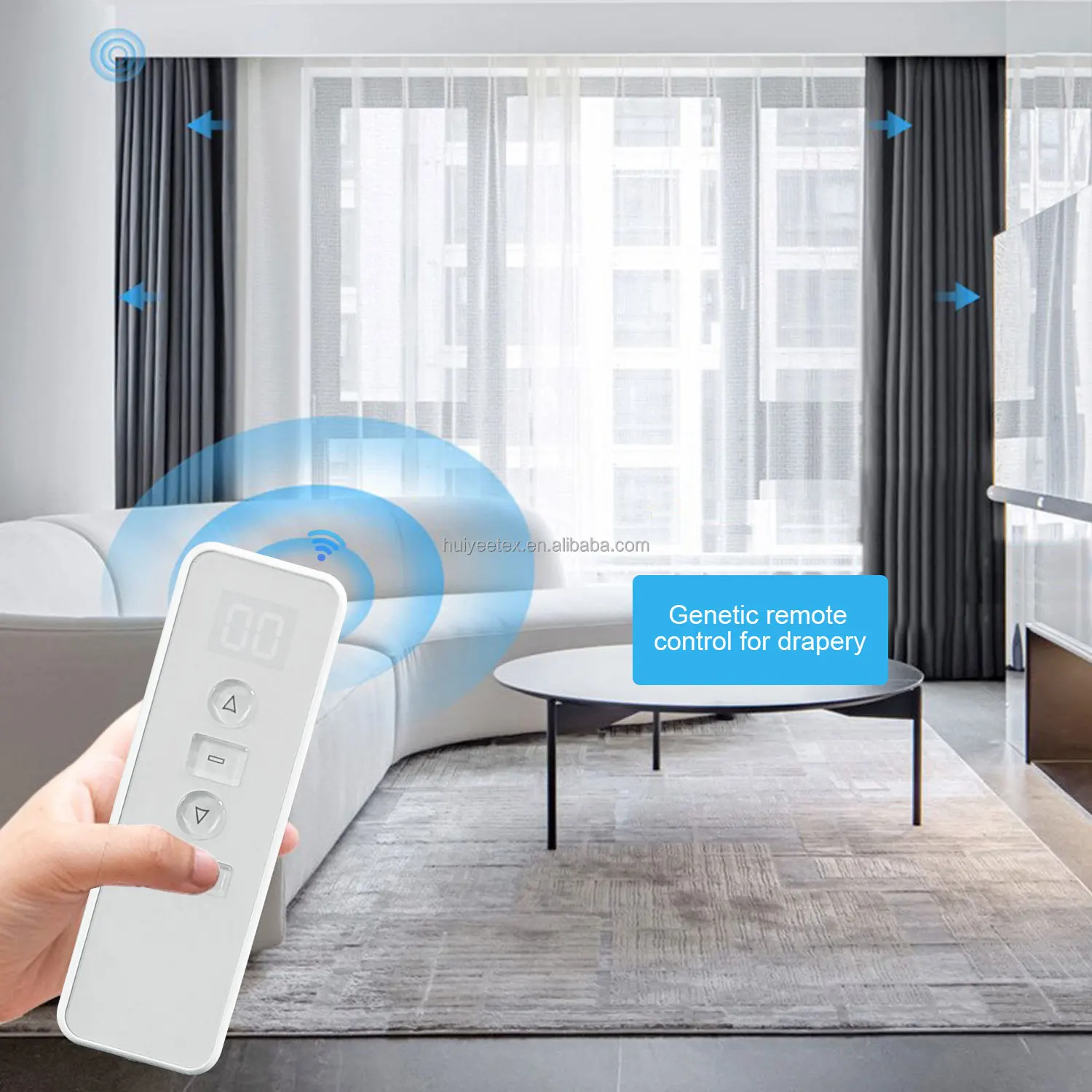 AC123-16 Sunshade Motor Electric Curtain Motor 16 Channel Remote Control RF 433 Wireless Accessories