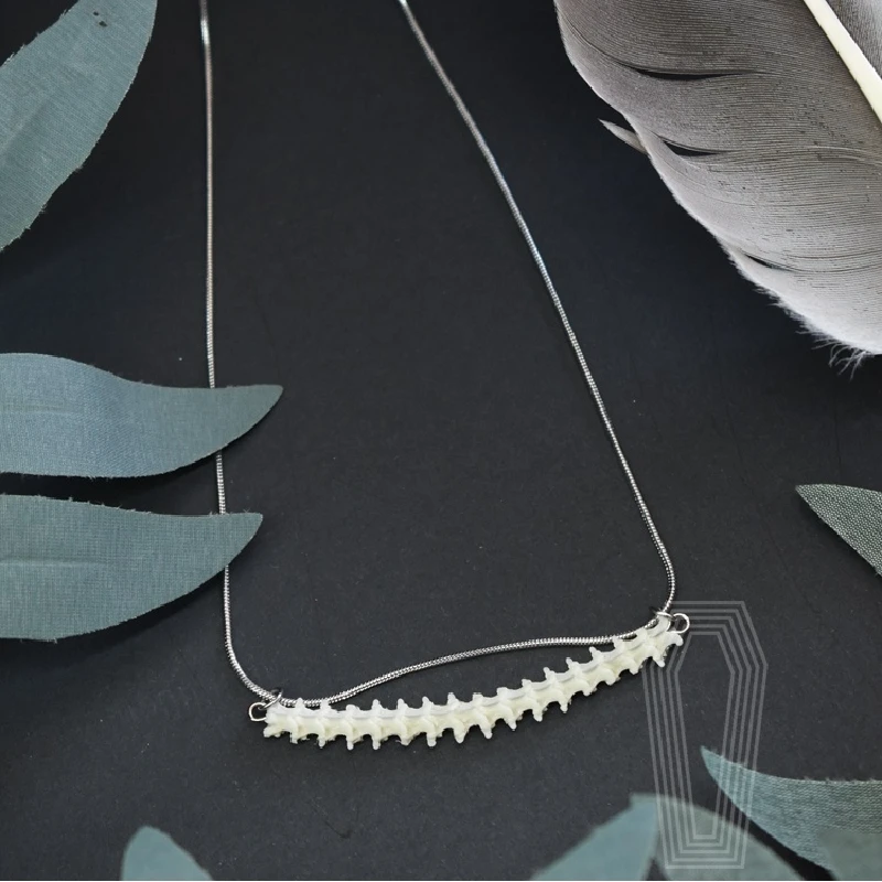 2103 Snake Bone Jewelry Specimen Gothic Style Punk Style Decoration Creative Birthday Gift Valentine's Day Gift Friends Gift