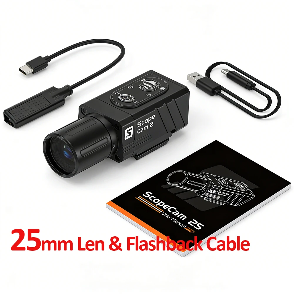 RunCam Scopecam 2S Camera L25/L35mm Lens 1080P HD 60FPS MP4 Format
