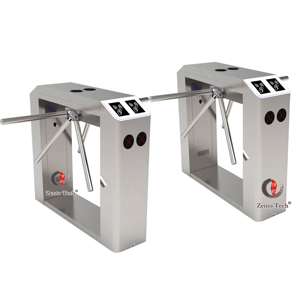 

High Performance Intelligent Recognition Technology Access Control & Ticket System Double Ways Tripod Turnstile
