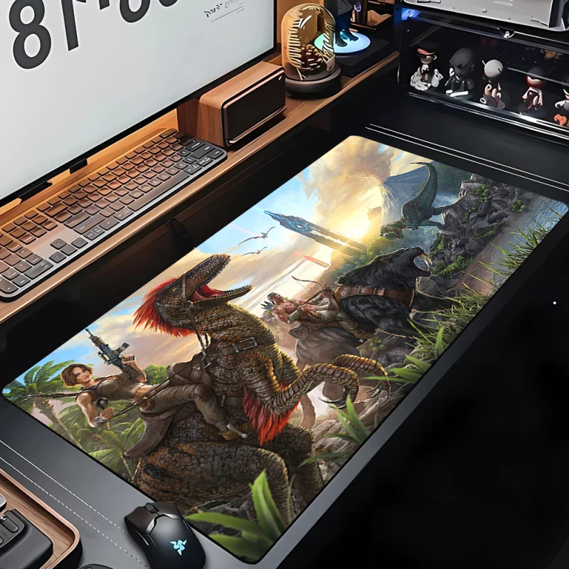 Ark Survival Evolved Mouse Pad Large Gaming Accessories Mouse Mat Keyboard Mat Desk Pad Computer Mousepad Gamer Laptop Mausepad