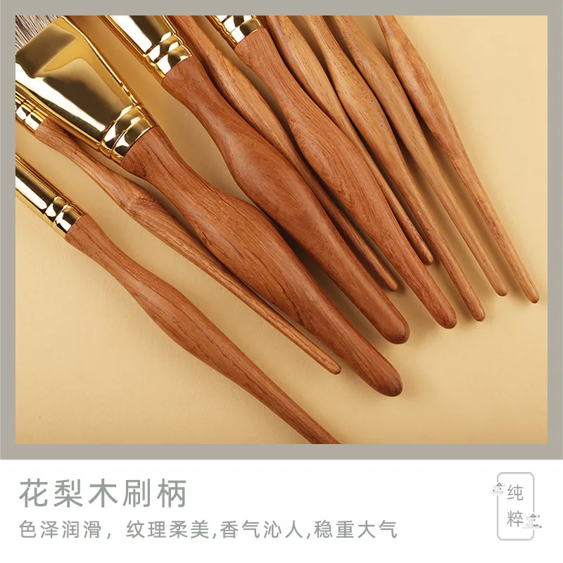 Hua Li Mu Xiao Man Waist Set Brush High end Animal Hair Full Set Makeup Brush CangZhou Makeup Brush Tool