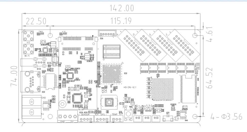 

Huidu HD-D16 control card control LED module LED display control system