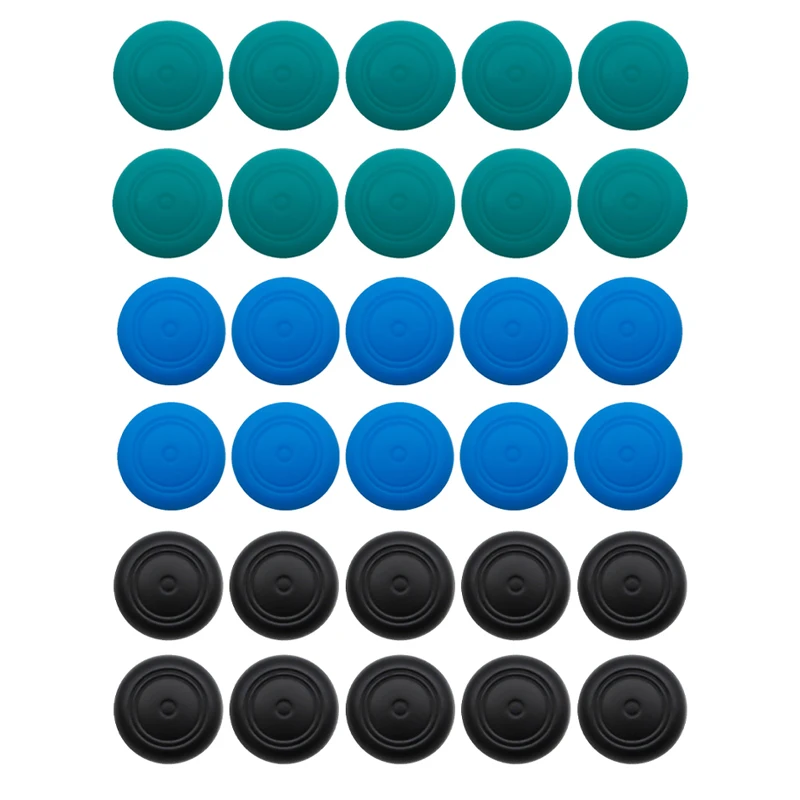 Configuração de jogos de aperto confortável Gaming Thumb Rocker Cap Controlador Thumb Cap Texturizado Grip Fácil de instalar Várias opções de cores
