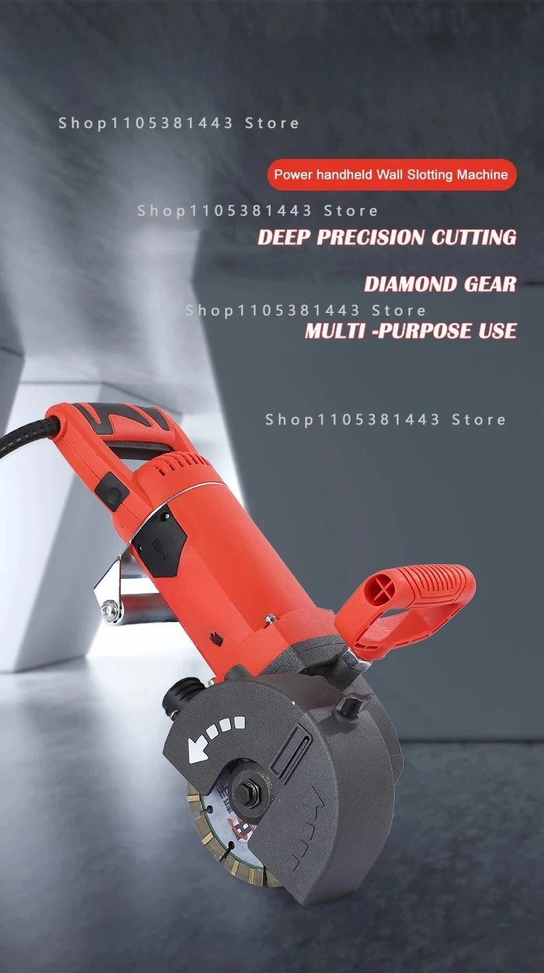 Fully Automatic Multi -piece Cutting Machine Dust -free Hydropower Installation Wall Line Slot Cutting SawWall Slotting Machine