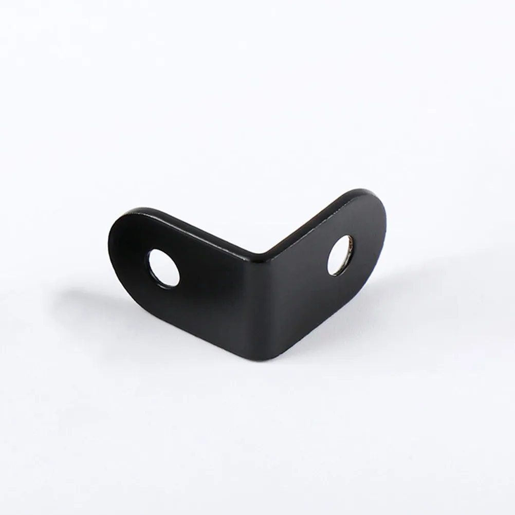 20Pcs Rustproof Stainless Steel Corner Brackets Metal L Brackets for Shelves Cabinets Tables Chairs Wardrobes Garage DIY