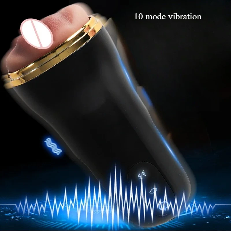 Automatic Male Masturbation Cup 3D Realistic Vaginal Penis Vacuum Trainer Pocket Pussy Vibrator Blowjob Dicks Pump Men Sex Toys view 3