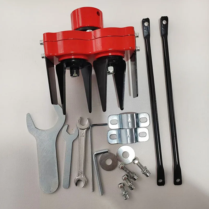 2-Tooth Weeding Wheel Gearbox Assembly for Power Weeder Garden Tiller