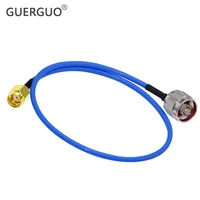 Cable RG402 semiflexible tipo N a SMA macho Cable adaptador RF 50 Ohm RF Cable de extensión Coaxial Pigtail puente 15CM 50CM 1M 2M 5M