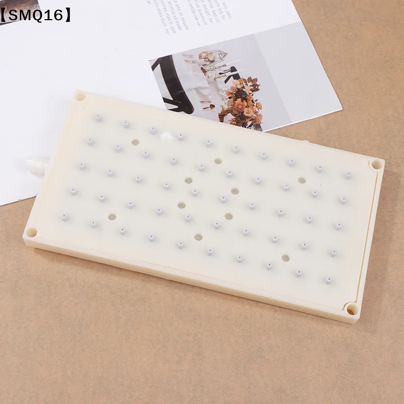 ABS 22X10.9cm Rectangular Shower 10mm Intubation Type Interface Shower Head 5 * 10 Hole Top Spray Shower Head Accessories【SMQ】