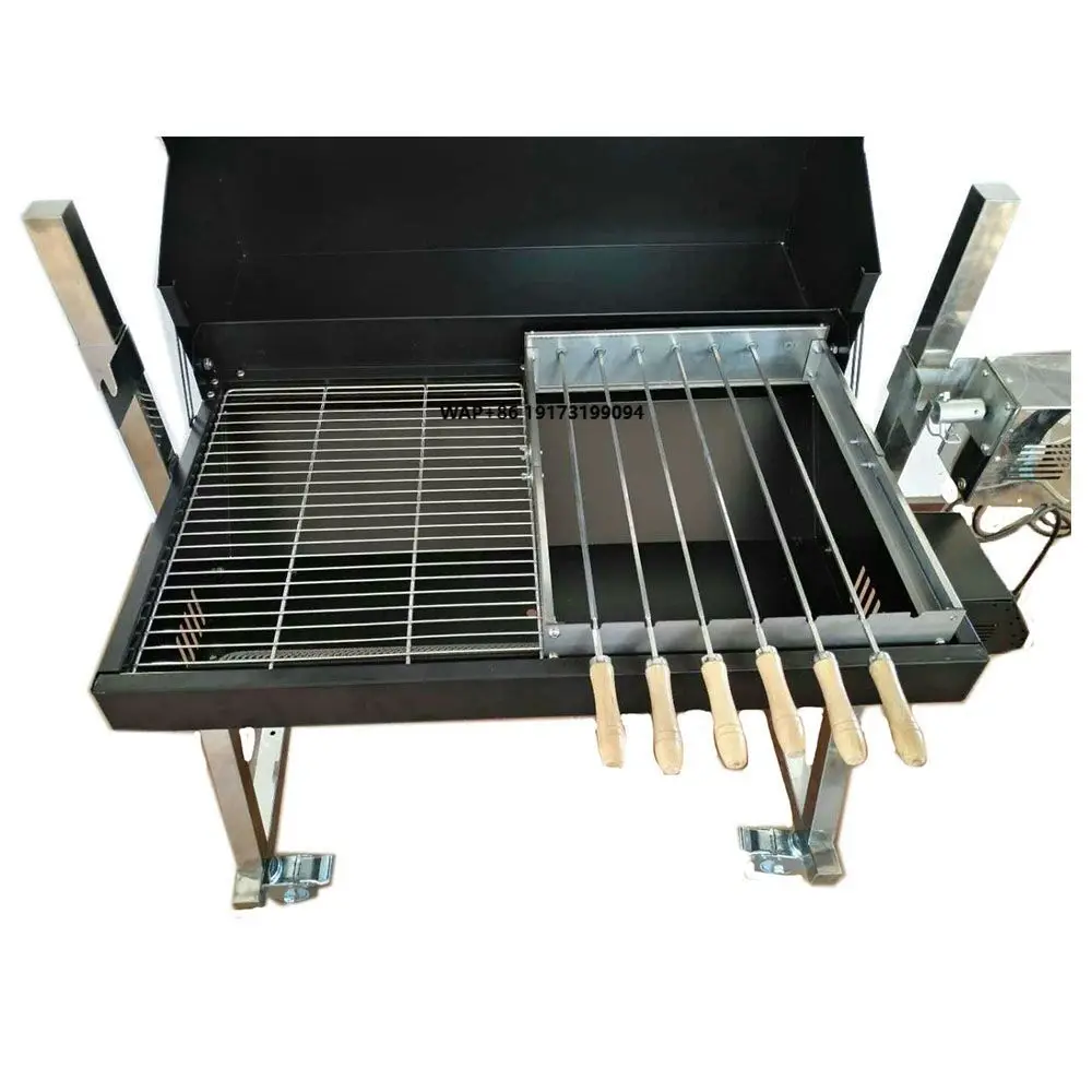 

Maker New BBQ Grill Shish Kabob Cyprus Grill Mechanism