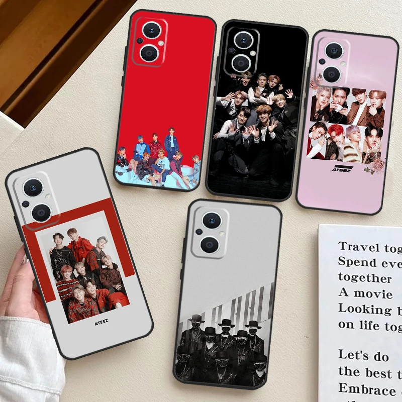 ATEEZ Case For OPPO Find X5 X6 Pro X2 X3 Neo Lite OPPO Reno 10 Pro 8T 5Z 4Z 4 6 7 8 5 Lite Cover