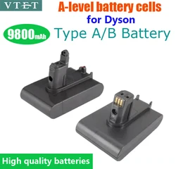 2024 Nwe For Dyson 22.2V 8800mAh Type A/B Li-ion Vacuum Battery for Dyson DC35, DC45 DC31 DC34 DC44 DC31 Animal DC35 Animal