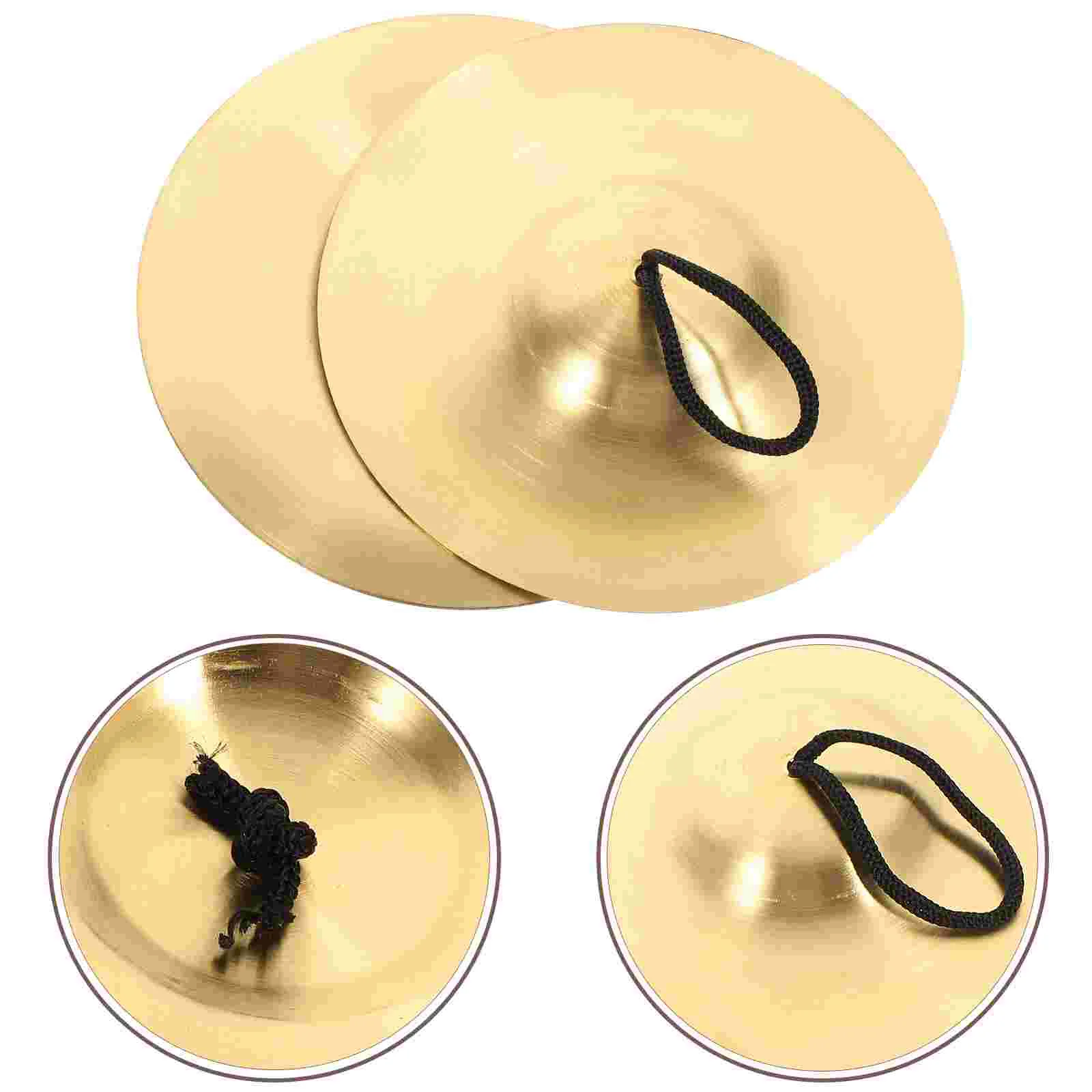 Copper Cymbal Small Cymbals for Finger Instrument Fingers Kids Instruments Children Belly Dancing