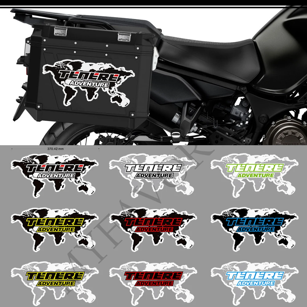 For Yamaha 700 1200 1200XT Tank Stickers Pad Protector Trunk Tenere  SUPER Luggage Cases Emblem Symbol Fairing Helmet