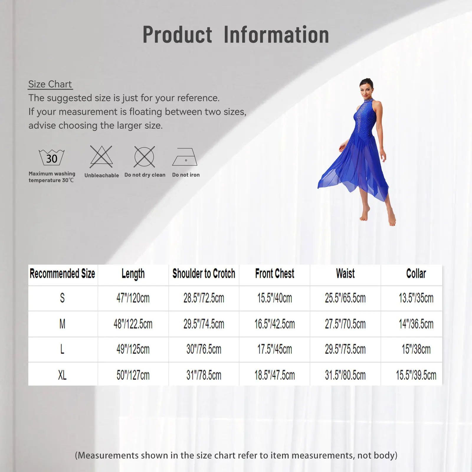 レディースモダンリリカルダンスドレス光沢のあるラインストーンレオタードドレスダンスウェアフィギュアアイススケート体操ダンスパフォーマンス用