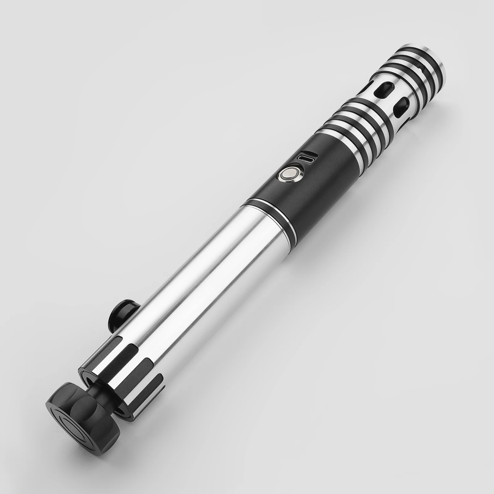 

DamienSaber Metal Empty Hilt Heavy Dueling Lightsaber Handle without Electronic Kit or Blade Light Saber Grip