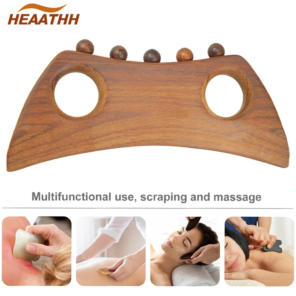 

1Pcs Wooden Gua Sha Massage Board Lymphatic Drainage Massager Wood Therapy Tools for Body Shaping,Anti Cellulite,Muscle Release