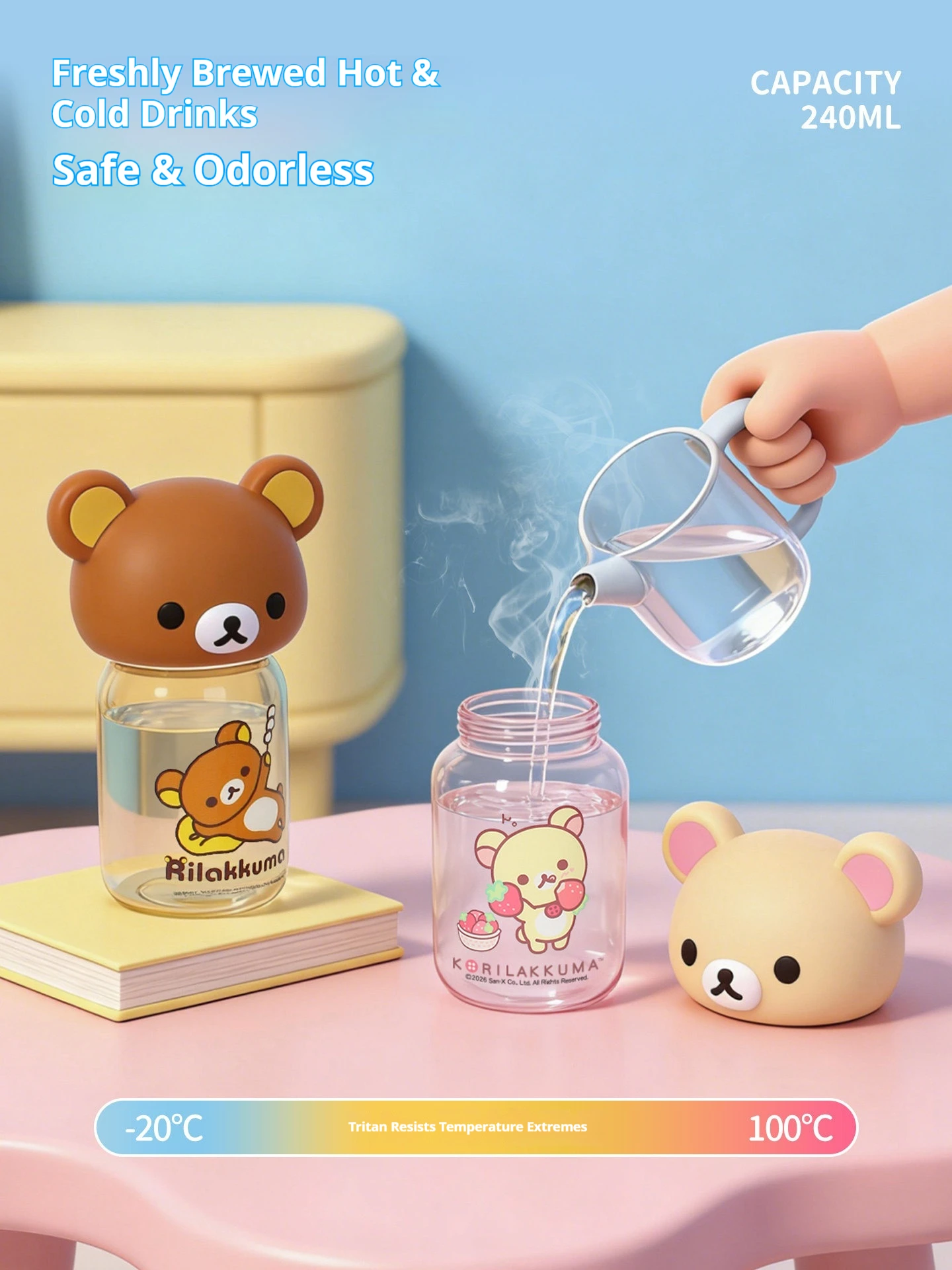 2026 Rilakkuma Plastic 240ml/5 - đánh giá và giá Portable Bottle Warmer