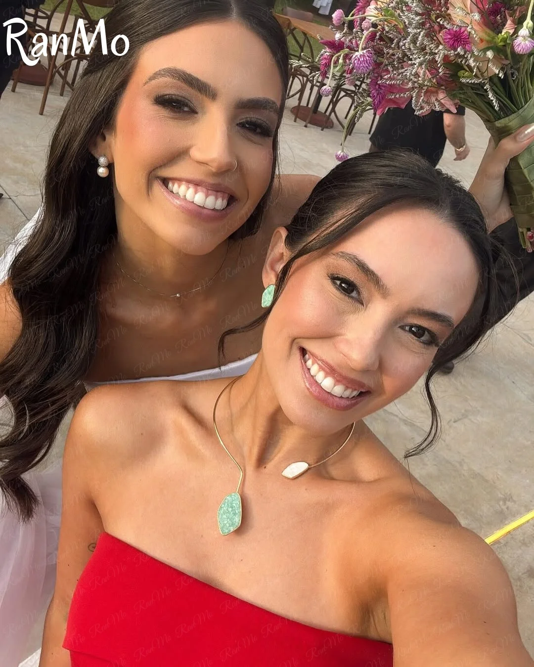 란모 2025 신상 스트랩리스 롱 레드 머메이드 드레스 우아한 공식 행사 이브닝 가운 최신 맞춤형 드레스