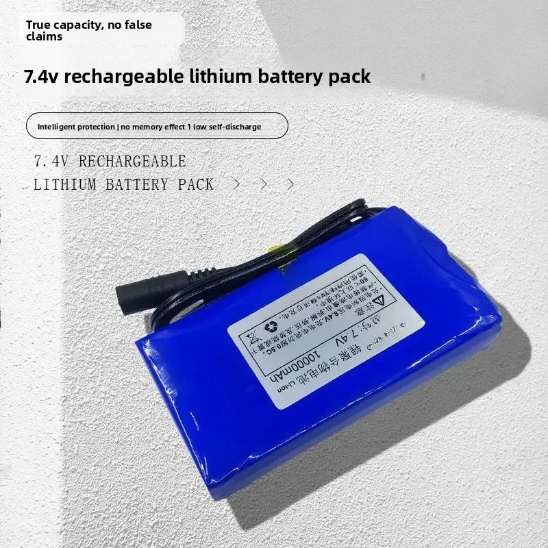 for Lede battery 7.4V 10000mAh large capacity polymer lithium battery 2S 6V 8.4V rechargeable 5000mAh