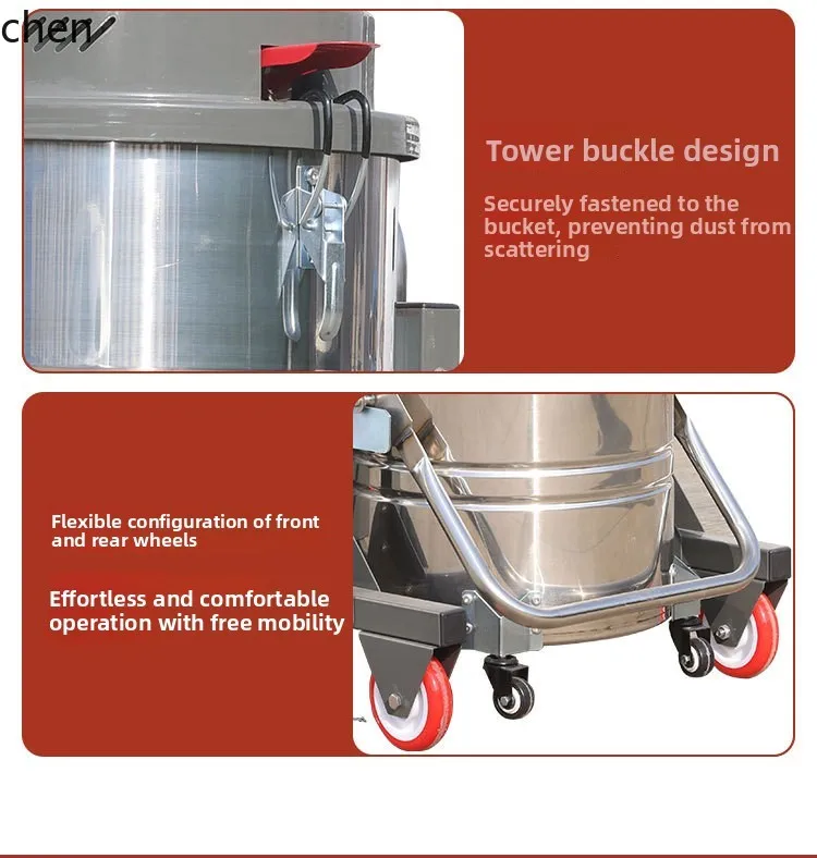 HXL Industrial Vacuum Cleaner High Power Vacuum Cleaner Workshop Cleaning Vacuum Cleaner