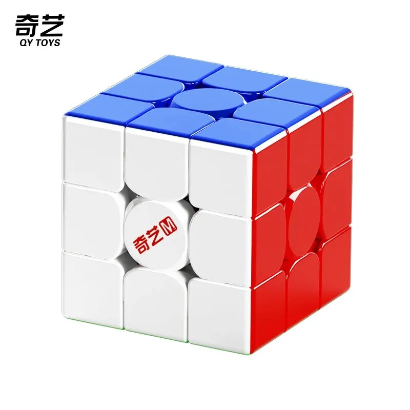 Qiyi M Pro Cubo Magnético Velocidade Mágica, Stickerless Fidget Brinquedos, Puzzle Bola UV, 3x3