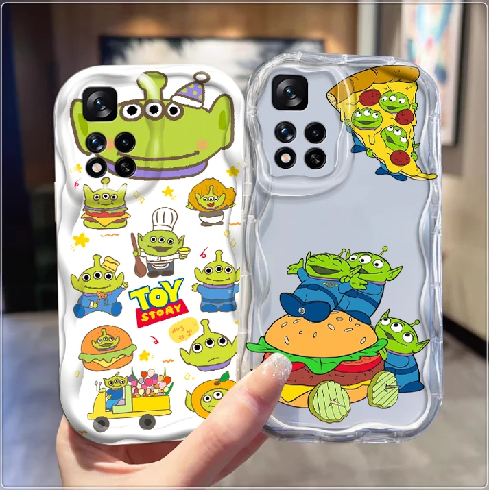 Sanrio Three-eyed Boys For Xiaomi Redmi Note 13 12 12S 11S 11 10 9 8 10A 9C 9T Pro Plus 5G Wave Oil TPU Phone Case