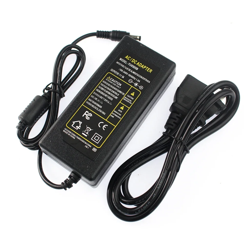 AC To DC 5V Power Supply Adapter 1A 2A 3A 5A 220V TO 5V Universal Charger for LED Driver EU US